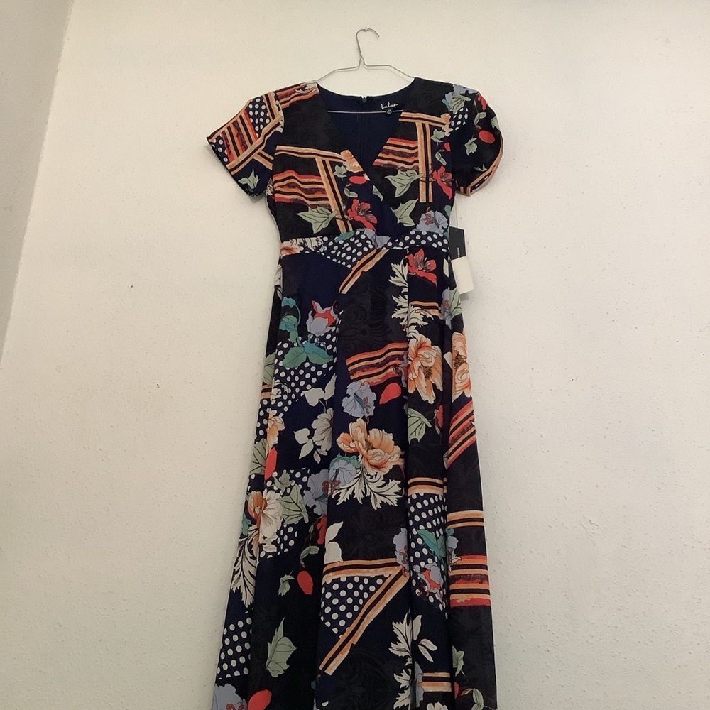 Lulu’s Flower Dress Navy Size XS